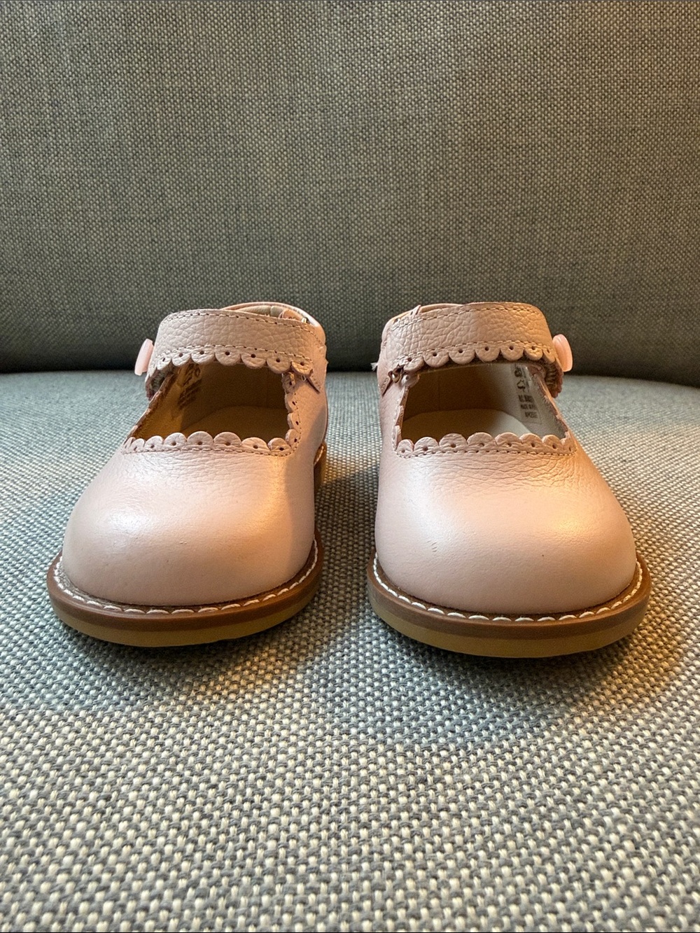 Elephantito Toddler Pink Mary Jane Leather Shoes Size 5